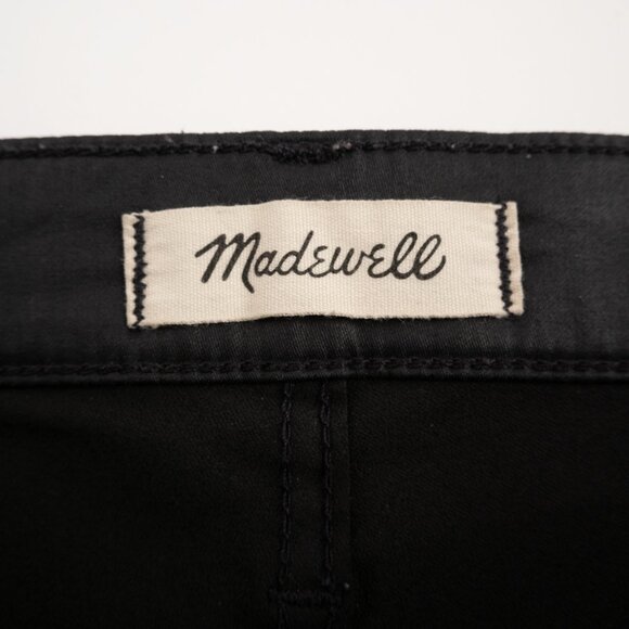 MADEWELL 10" High Rise Skinny jeans black coated jeans size 28 - Picture 3 of 10